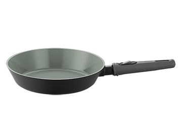 OPEN FRY PAN W/DETACHABLE HANDLE