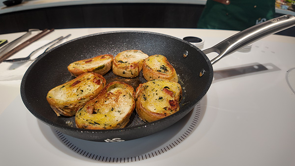 Golden Smoked Bacon and Herb Pancakes