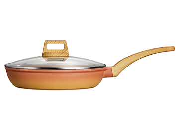 DEEP FRY PAN W/GLASS LID